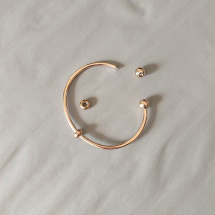 stainless steel opening bracelet