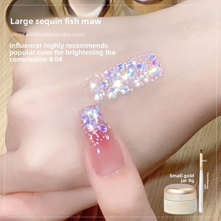 Fine Glitter Nail Polish Gel