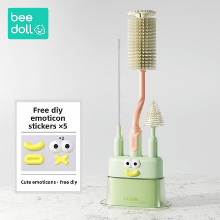 silicone bottle brush