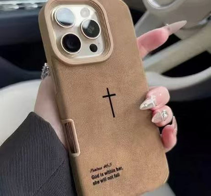 Simple Cross Apple Phone Case
