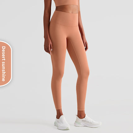 Seamless Anti-Rolling Naked Feeling Yoga Leggings