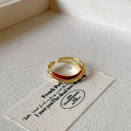 Creature Tiger's Eye Open Ring