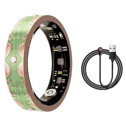 Enamel-colored smart ring bracelet