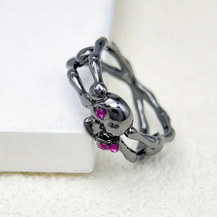 Skull Diamond Ring