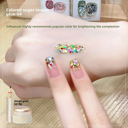 Fine Glitter Nail Polish Gel