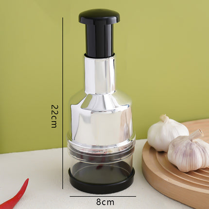 Stainless Steel Manual Garlic Press Kitchen Tool