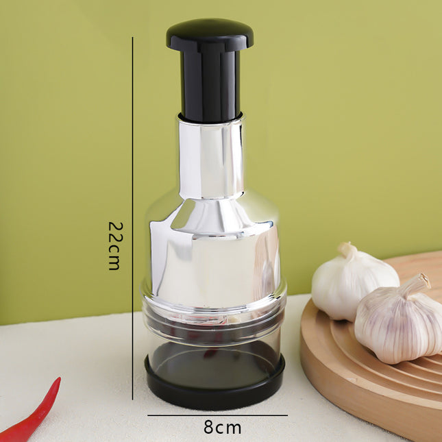 Stainless Steel Manual Garlic Press Kitchen Tool