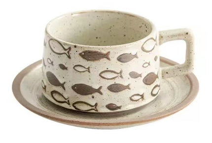 Ceramic coffee cup