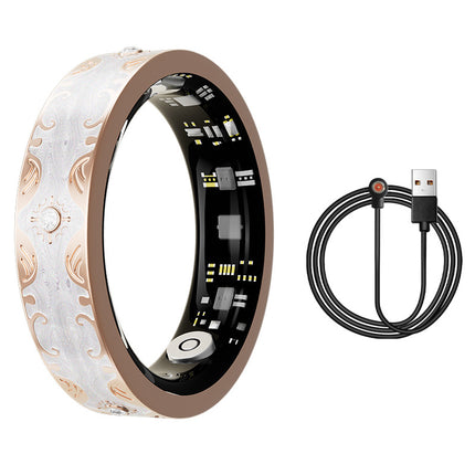 Enamel-colored smart ring bracelet