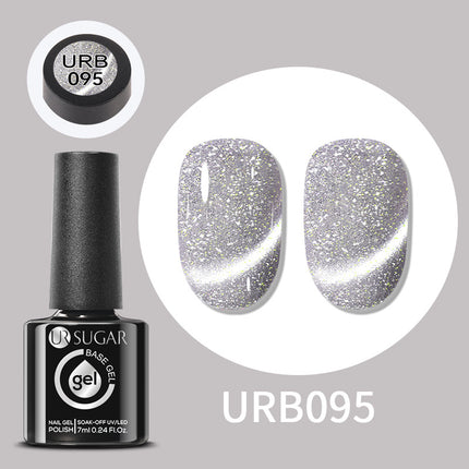 Gold Glitter Rubber Base Gel Nail Polish