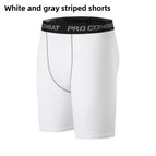 1004 white gray line shorts / XXL