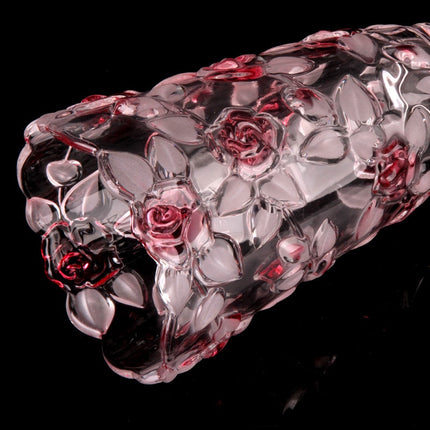 Crystal glass vase