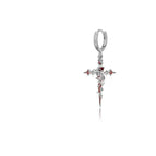 Silver earring (single)