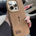 Brown Suede Shell / iPhone 14 Pro Max