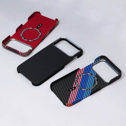 Ultra-Thin Magnetic Phone Case Carbon Fiber Pattern