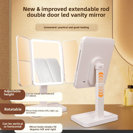 Desktop tabletop mirror