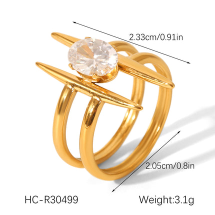 cubic zirconia ring