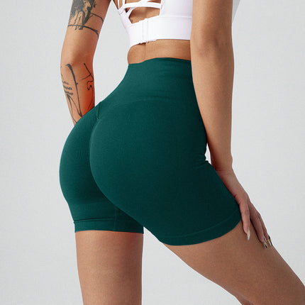High-Waisted Yoga Shorts Breathable Sports Leggings