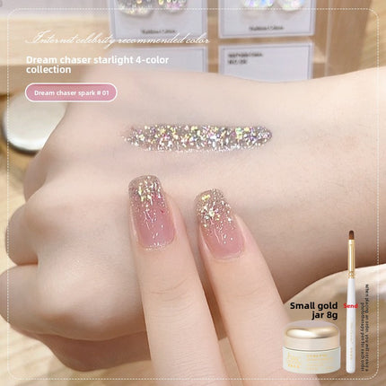 Fine Glitter Nail Polish Gel