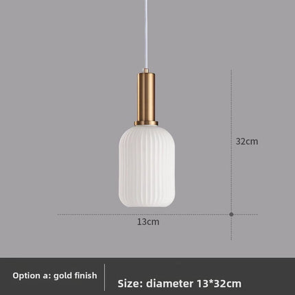 American retro glass chandelier