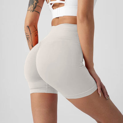 High-Waisted Yoga Shorts Breathable Sports Leggings