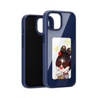 Blue non-bracket glossy surface / iPhone15pro