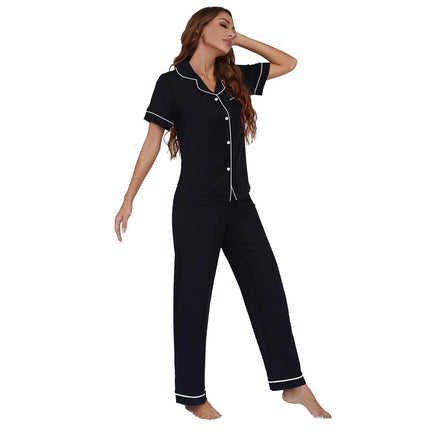 Short-sleeved trousers two-piece home suit