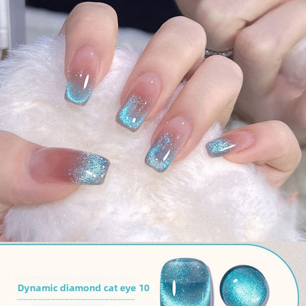 Dynamic Crushed Diamond Crystal Cat Eye Nail Polish Glue