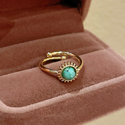 Creature Tiger's Eye Open Ring