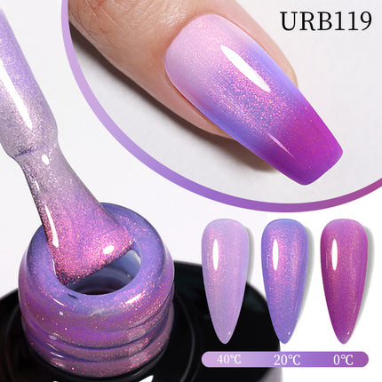 Gold Glitter Rubber Base Gel Nail Polish