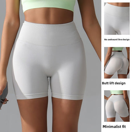 High-Waisted Yoga Shorts Breathable Sports Leggings