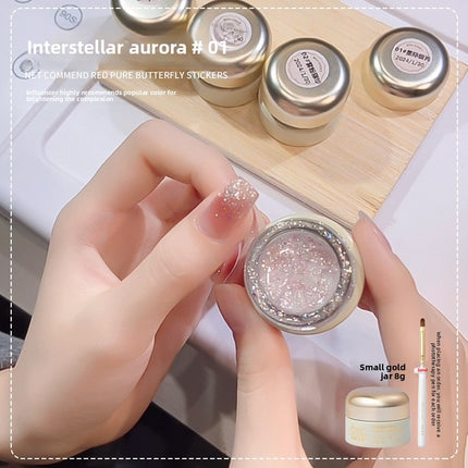 Fine Glitter Nail Polish Gel