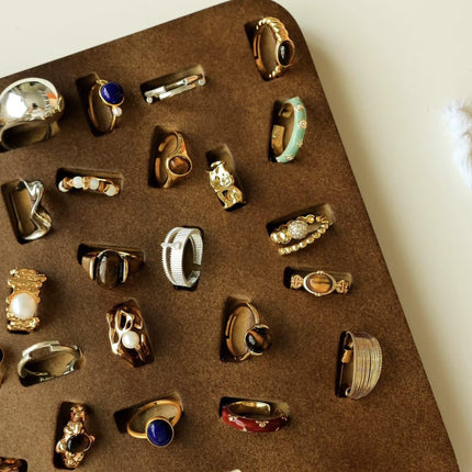 Creature Tiger's Eye Open Ring