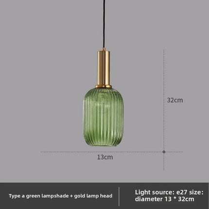 American retro glass chandelier