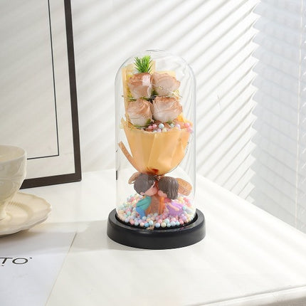 Bouquet soap flower night light