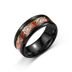 Black-black ring-green background red / No. 7