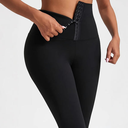 High Waist Yoga Pants for Women - Elastic Slim Fit Workout Leggings