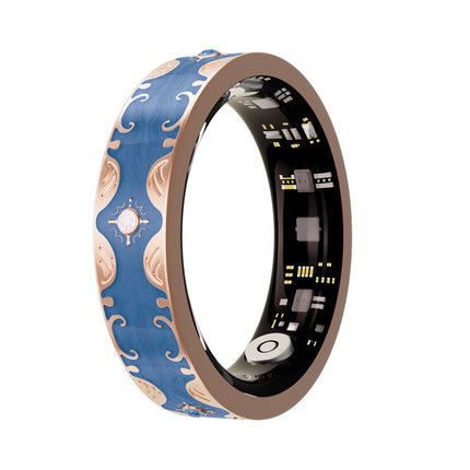 Enamel-colored smart ring bracelet