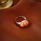 3 Ring Silver Yellow Tiger Eye