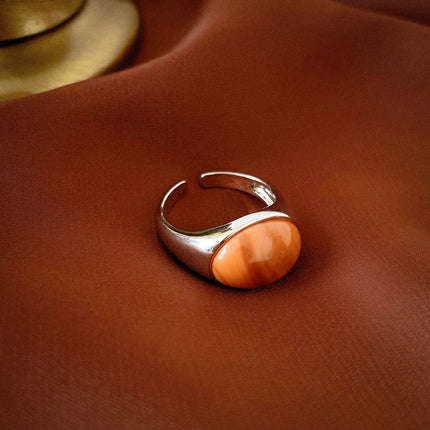 Creature Tiger's Eye Open Ring