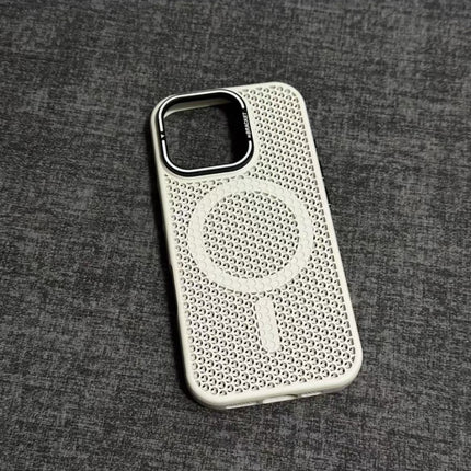 Honeycomb heat dissipation magnetic phone case