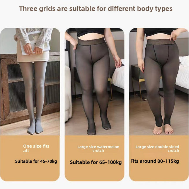 Women's warm winter outerwear leggings