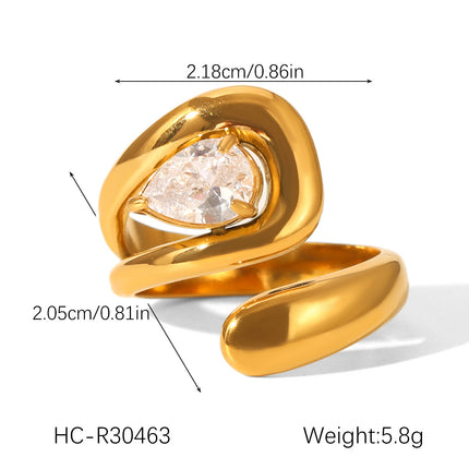 cubic zirconia ring