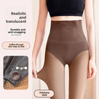 Corset Waist Coffee Sheer Footed / 320 Thick Fleece One Size