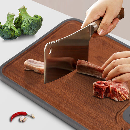 Double-sided solid wood cutting board