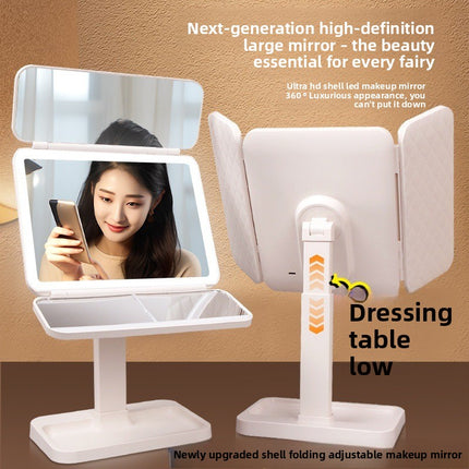 Desktop tabletop mirror