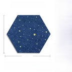 Navy blue starry 11x19x22cm