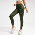 Camouflage green nine points / L