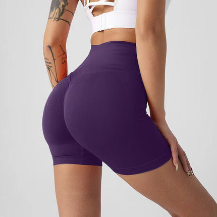 High-Waisted Yoga Shorts Breathable Sports Leggings