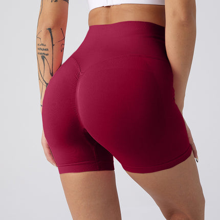High-Waisted Yoga Shorts Breathable Sports Leggings